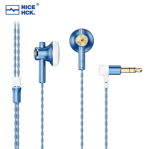 Imagen 2 del producto NICEHCK EB2S PRO 3,5/4,4mm enchufe micrófono auricular de cabeza plana HIFI auricular con cable 15,4mm diafragma LCP música dinámica auriculares Vocal