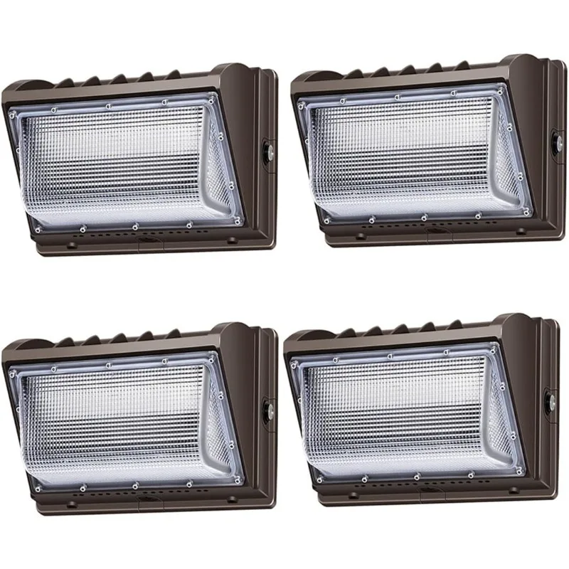 150W Wall Light Outdoor LED Security Light with Photocell 5000K 4 Pack