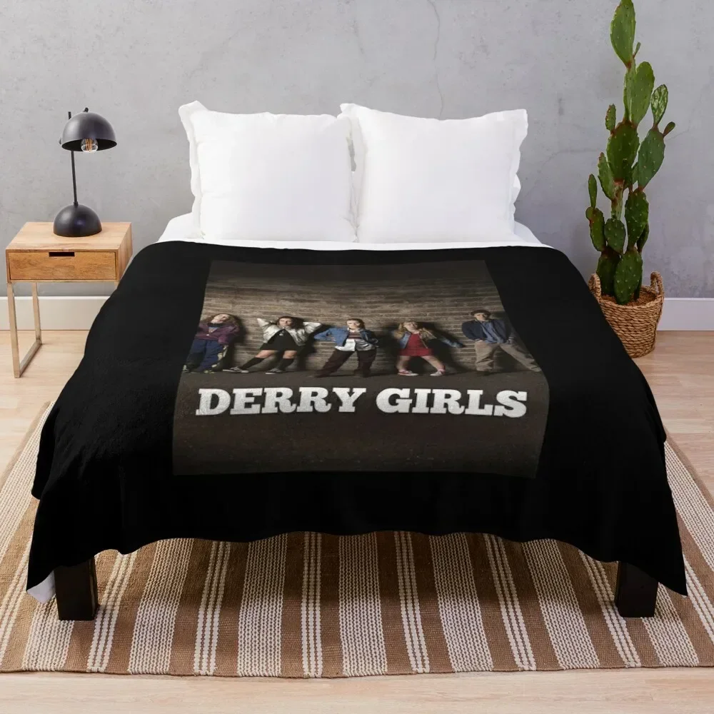 Men Women Derry Girls Funny Men Fan Throw Blanket Soft anime wednesday Blankets