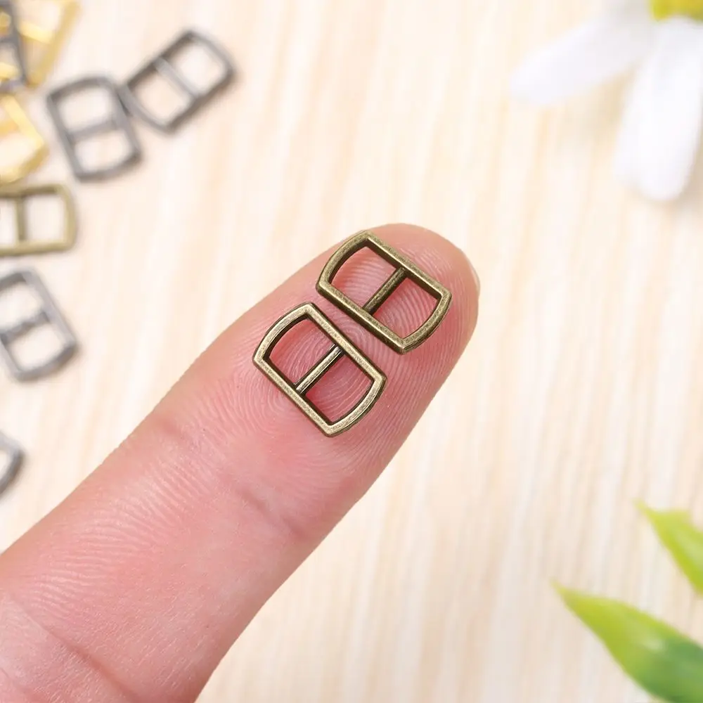 20/40 ชิ้น กระดุมรัดกระเป๋าขนาดเล็กพิเศษ 4.5 มม. อุปกรณ์เสริมสำหรับกระเป๋า กระดุมเข็มขัด กระดุมตุ๊กตา DIY หัวเข็มขัดแบบสามทาง