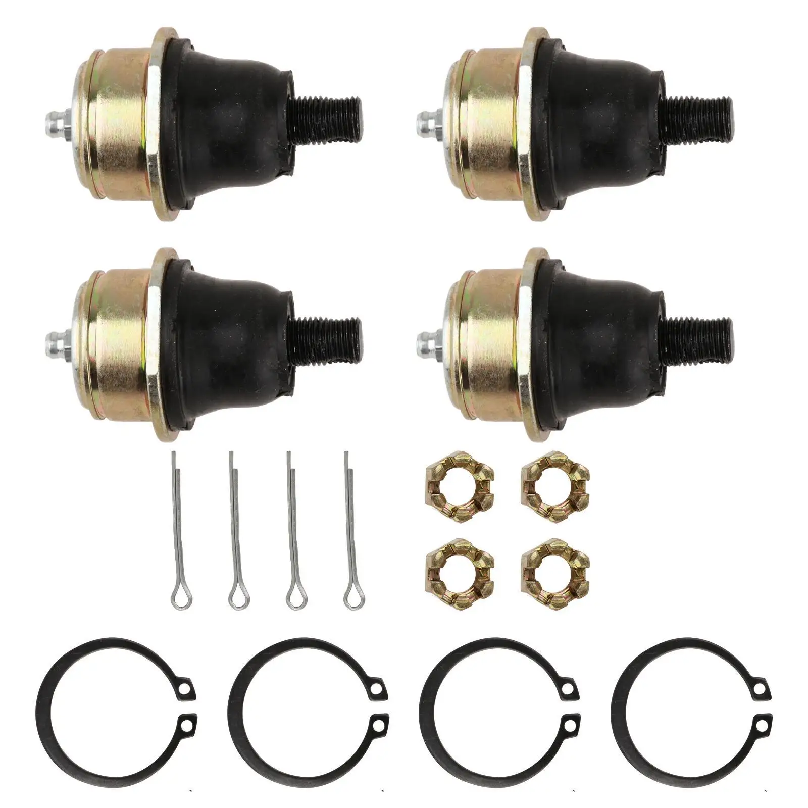 

4 шт. полные верхние и нижние шаровые шарниры 703500082, 706200133, аксессуары, запасная часть для Bombardier Can-am DS650 Baja