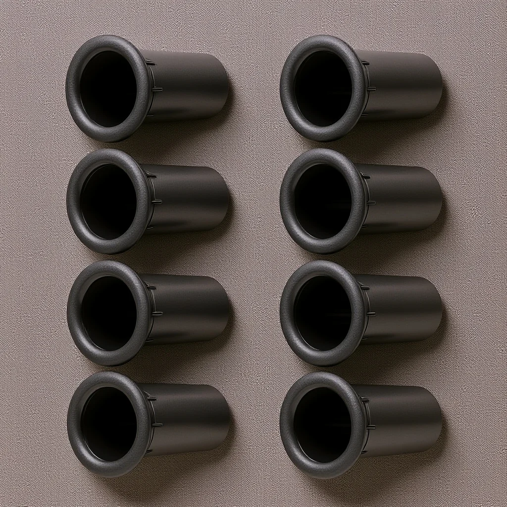 

8Pcs Speaker Port Tube ABS Subwoofer Port Tube Low Frequency Output Home Car Portable Speaker Cabinet Replacement Parts
