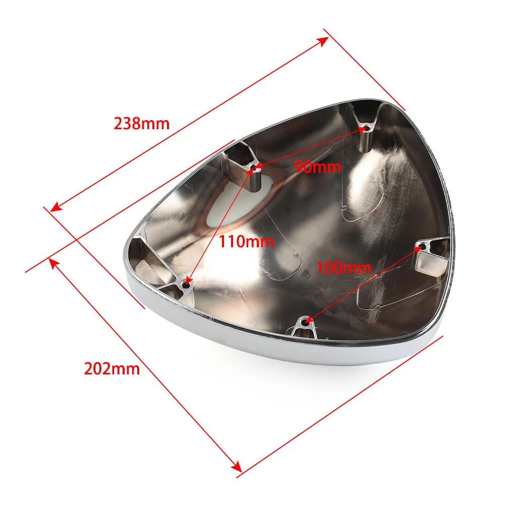 Chrome/Black Motorcycle Carburetor Air Cleaner Filter Cover Cap Aluminum For Suzuki Boulevard M109R VZR1800 Boss