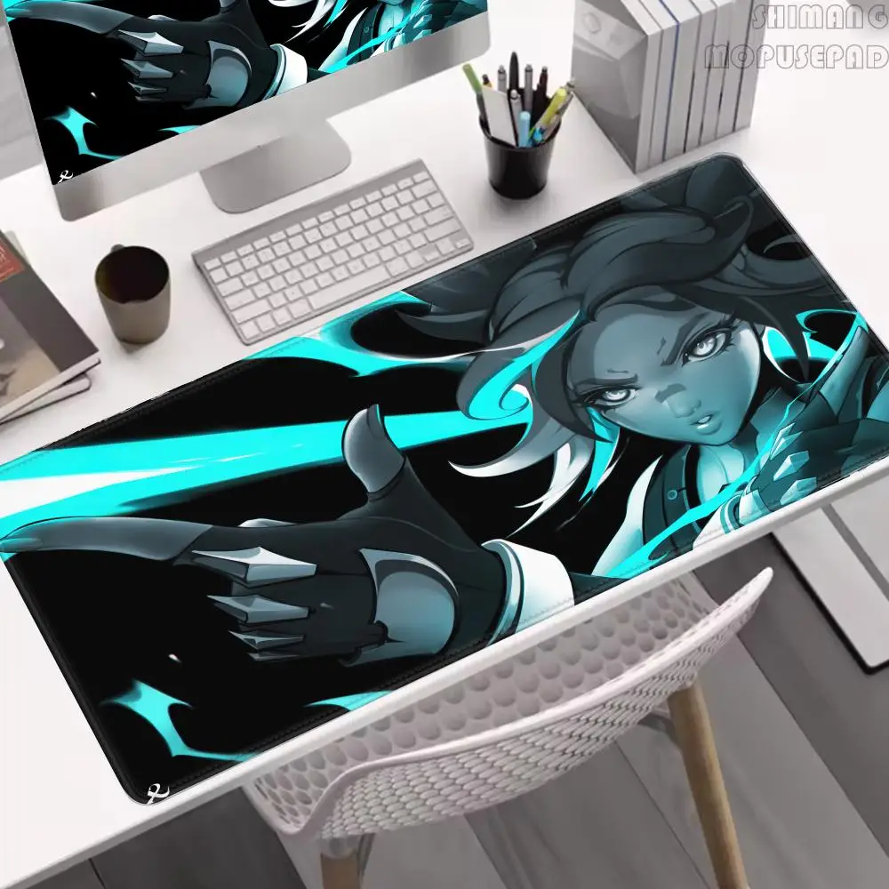 Alas Mouse Besar XXL Karet Keyboard Mouse Karpet Anti Selip Gamer Mousepad Laptop Makima Alas Meja