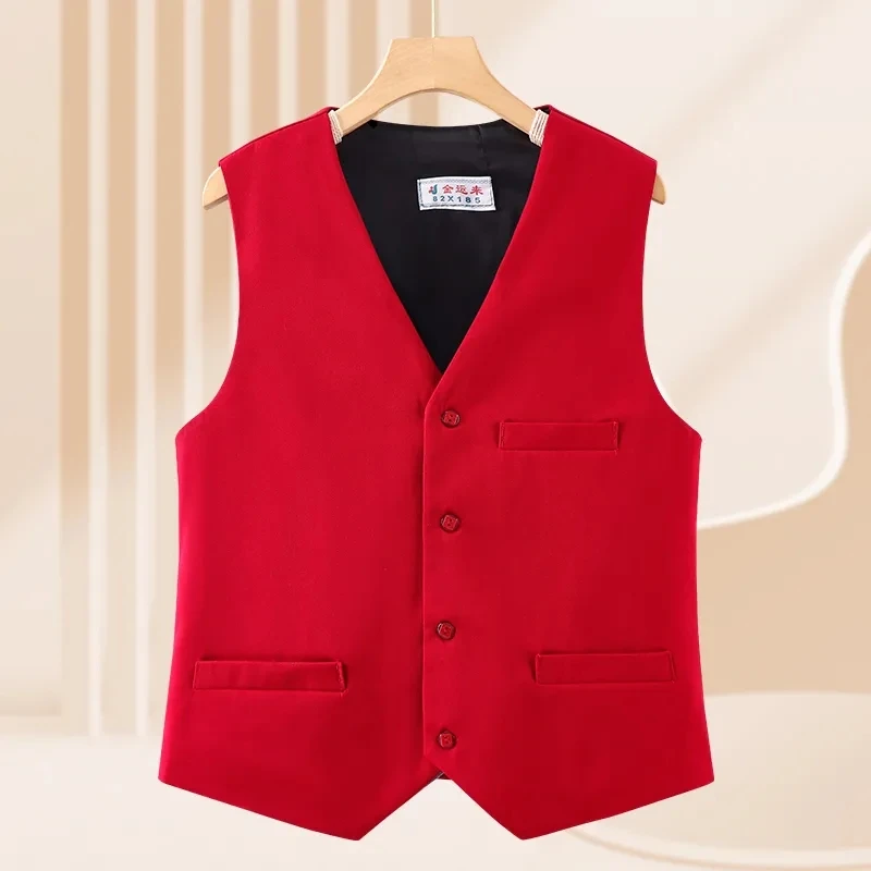 Korean 2026 Spring New Women's Blazer High End Casual Vest Waistcoat Female Professional Vest V-neck Sleeveless Short Jacket