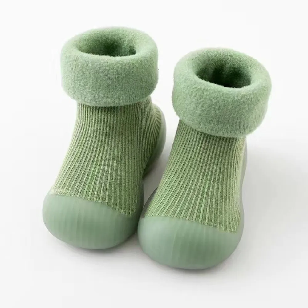 0 To 4 Years Walking Shoes Warm Thick Soft Sole Children Winter Shoes Comfortable Anti Slip Toddler Walking Shoes Autumn Winter