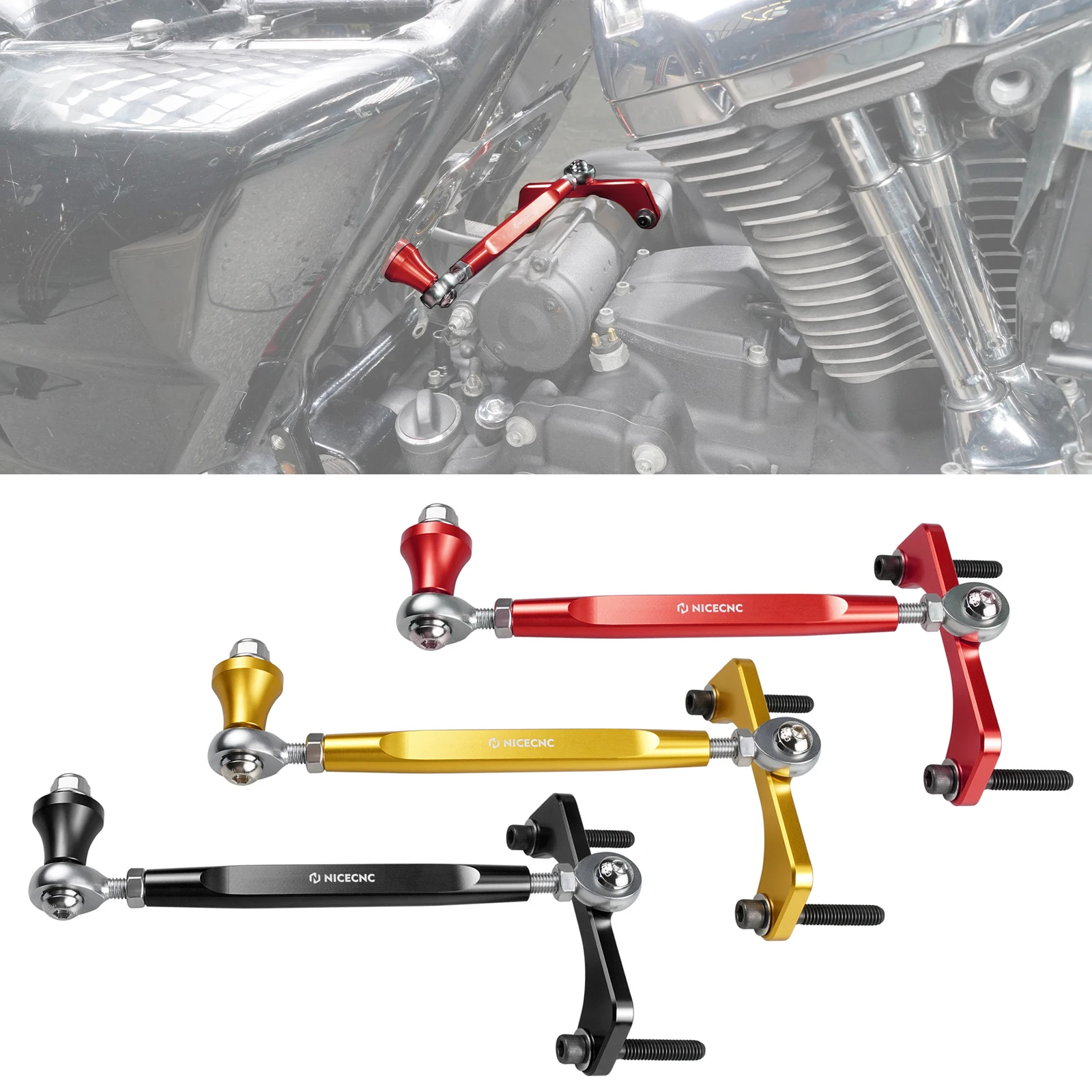 Motorcycle M8 Engine Frame Stabilizer for Harley Road King Special FLHRXS Street Glide 2017-2025 Road Glide Special 2017-2025