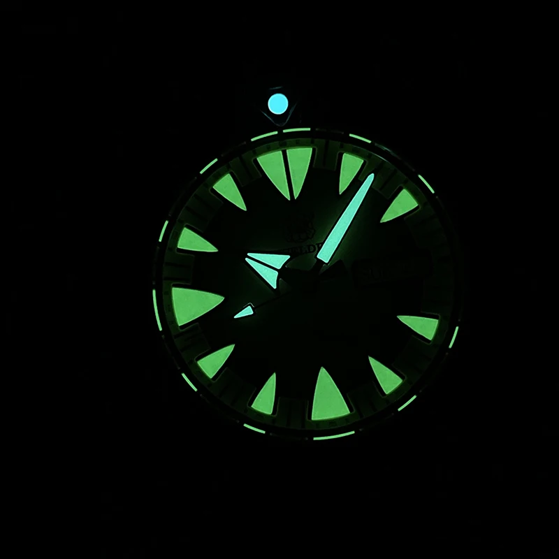 STEELDIVE Men Automatic Watch 42.2mm Mechanical Wristwatch 20ATM Waterproof C3 Luminous Sapphire NH36 Gradient Monster Dial