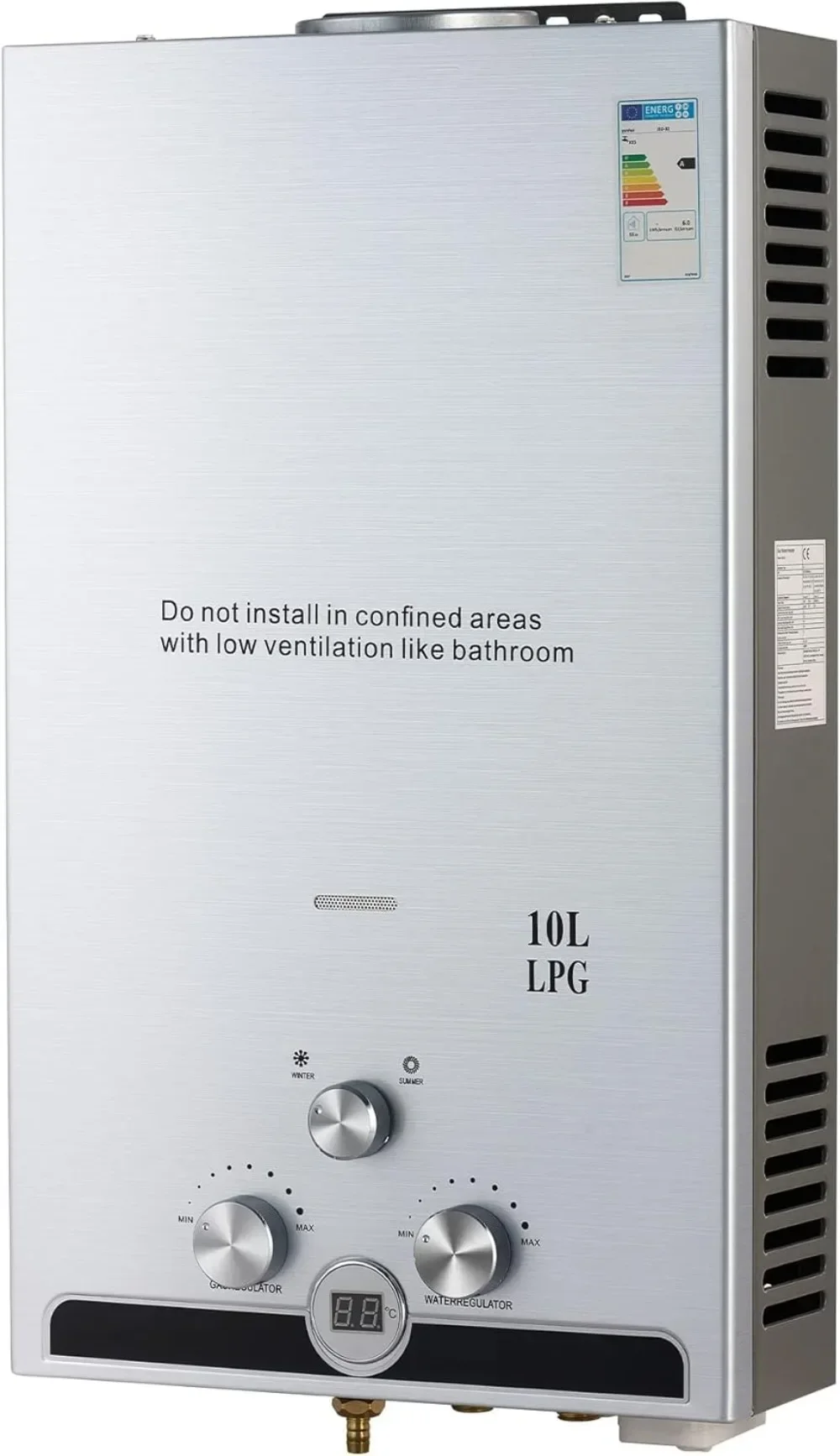 ¿Es el CO-Z 10L Calentador de Agua Butano la mejor opción para usar en casa con gas licuado? Mi experiencia real tras tres meses de uso en