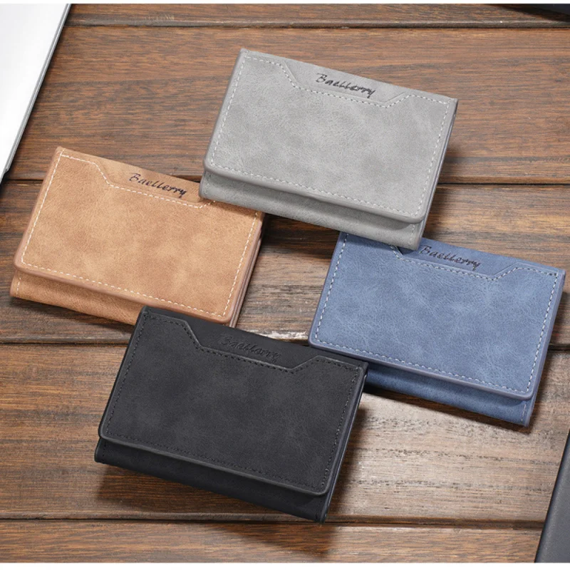 حامل بطاقات جديد للرجال عبر الحدود مع فتحات متعددة للبطاقات ومشبك بطاقات ثلاثي الأبعاد بسيط ورفيع لحالة البطاقات الشبابيةpuحامل بطاقات صغير للرجال