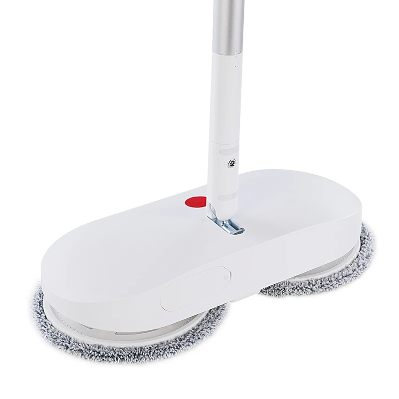 Electric rotary broom with bucket cleaning mop pad