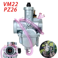 Motorcycle Carburetor Pitbike 125cc Gasoline VM22 26mm Mikuni Tuning Moto Mopeds Scooter 125 2T 4T Carburetorr Motocross Parts