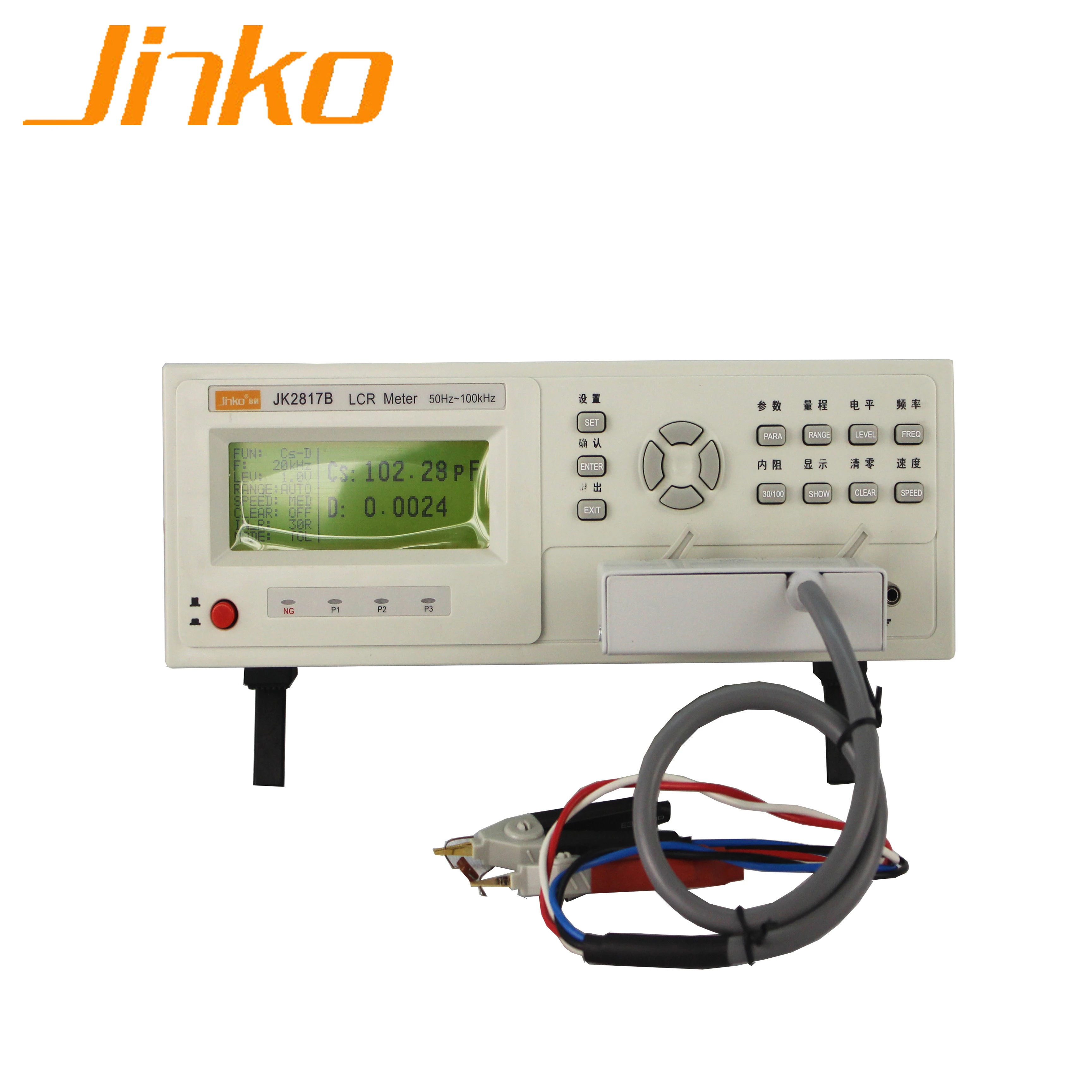 

Low price JK2817B LCR Meter 50 Hz - 100 KHZ frequency range lcr meter manufacturers