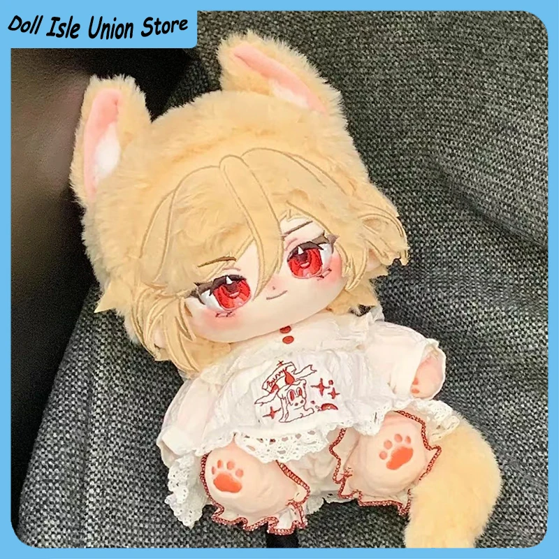 

Плюшевая игрушка-кукла Кавех из Genshin Impact, 20 см, хлопковая, с ушками животного, для косплея, аниме-додзинси