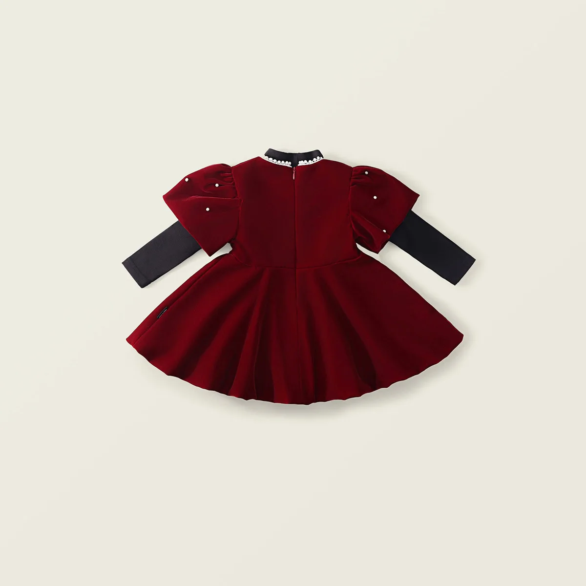 new autumn winter girl clothes 2pc/lot dress +t shirt children baby kids student fashion 90-140 2-7y red fashion lovely princess