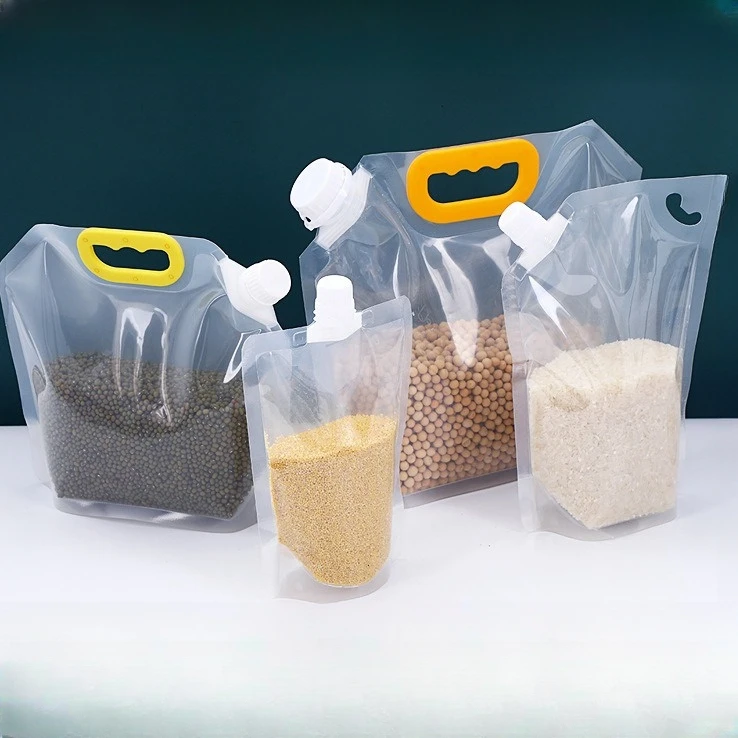 Rice Storage Bag Grain Dispensers Sealed Container Spices Food Plastic Box Kitchen Acceesories Organizer Accessory Hermetic Pot