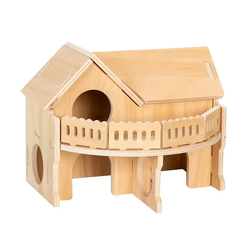 Harmless Hamster Villa Cage Accessories Dwarf Hamsters House Stable Pet Toy Chinchilla Gerbils Hamster Hideout Hut for Home