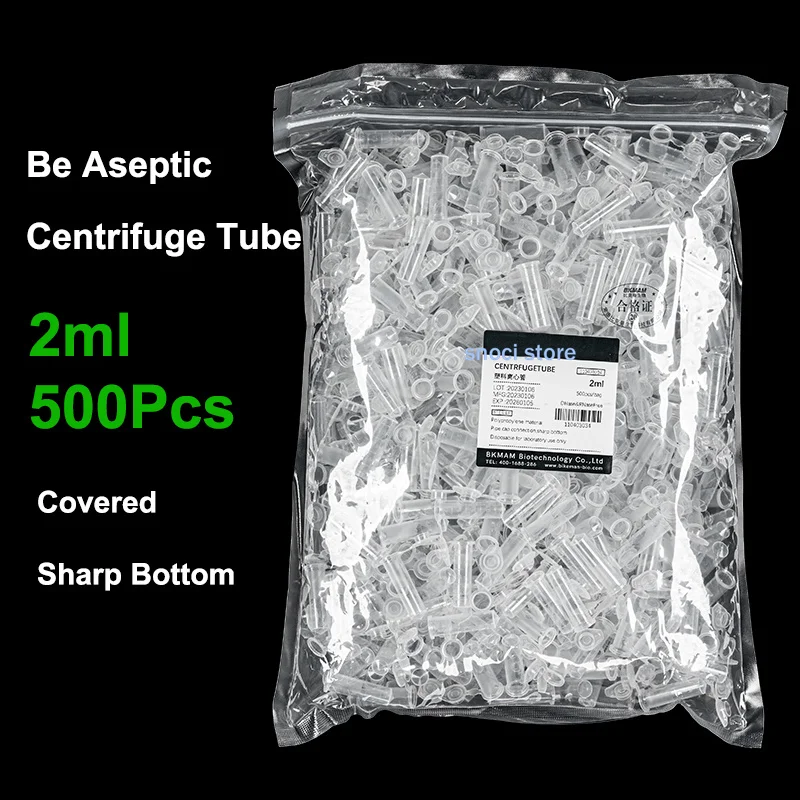 0,5ml 1,5ml 2ml 5ml 10ml Sterile Ultrafiltrations-Zentrifugenröhrchen EP-Röhrchen Reagenzglas PCR-Röhrchen Mikroprobenröhrchen Labor-Probenröhrchen – Detail 3
