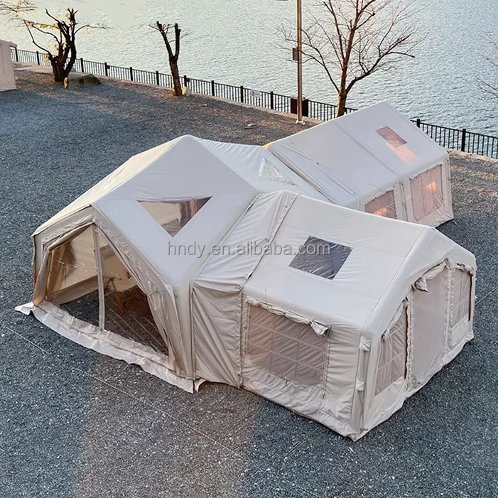 Newest Combine Inflatable Party Tent Super Large Air Tent For Outdoor Camping Sale