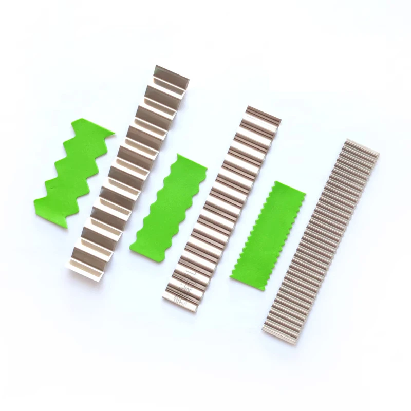 

3Pcs Flexible Wave Blade Clay Cutter DIY Zigzag Polymer Clay Slicer Hairpin Earring Ceramic Pottery Tool 304 Stainless Steell