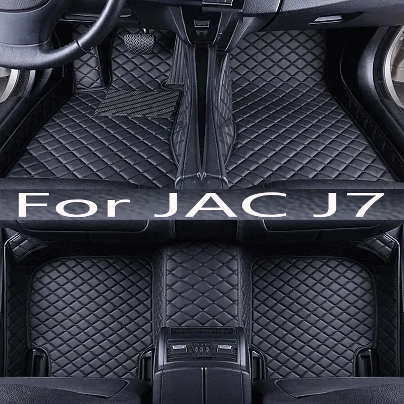 

Car Floor Mats For JAC J7 2020 Custom Auto Foot Pads Automobile Carpet Cover Interior Accessories