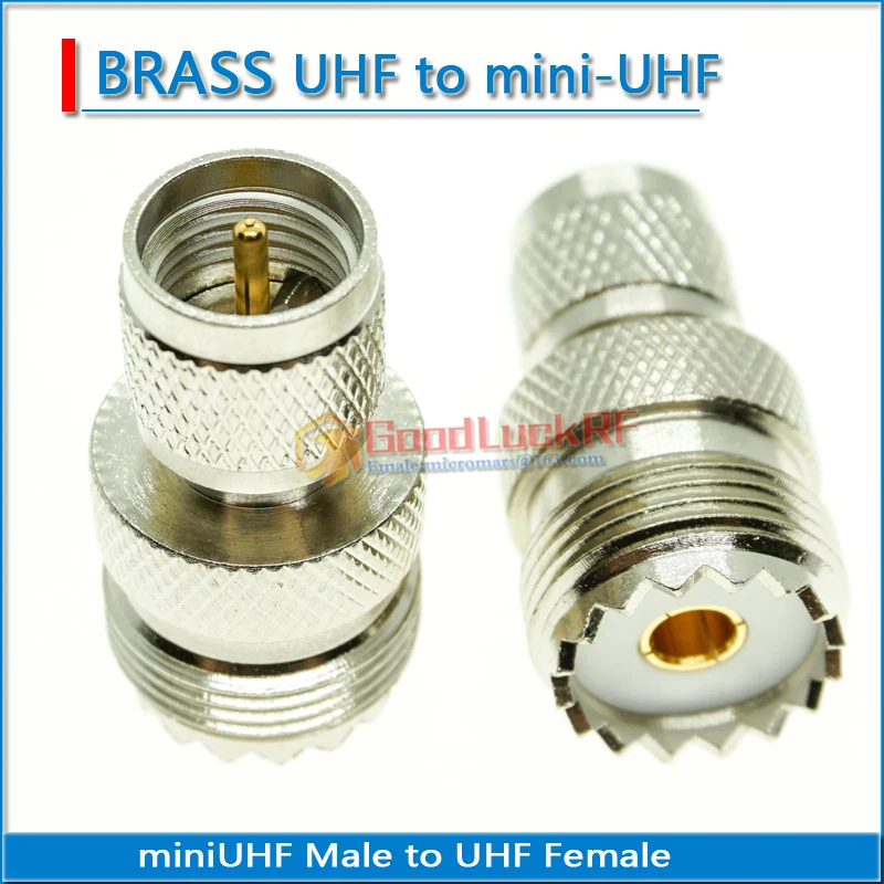 mini UHF mini-UHF miniUHF Male to UHF PL259 SO239 Female Cable Connector Socket KENWOOD Antenna TO Motorola Straight RF Adapters