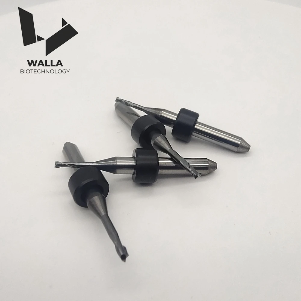 0.3 0.6 1.0 2.0mm Diamond Coated Primary Milling Tools for Crowns and Bridges Compatible with Yenadent D10 D15 D16 D43 D40