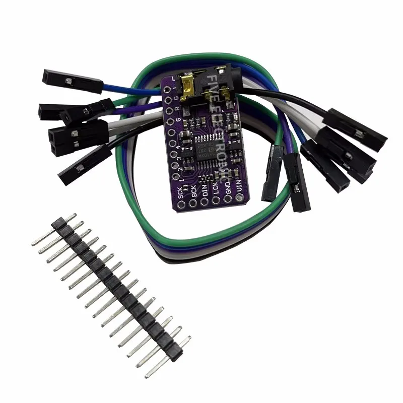 

PCM5102 Audio Stereo Digital-To-Analog Converter DAC Decoder Board I2S IIS Single-Chip Audio Module