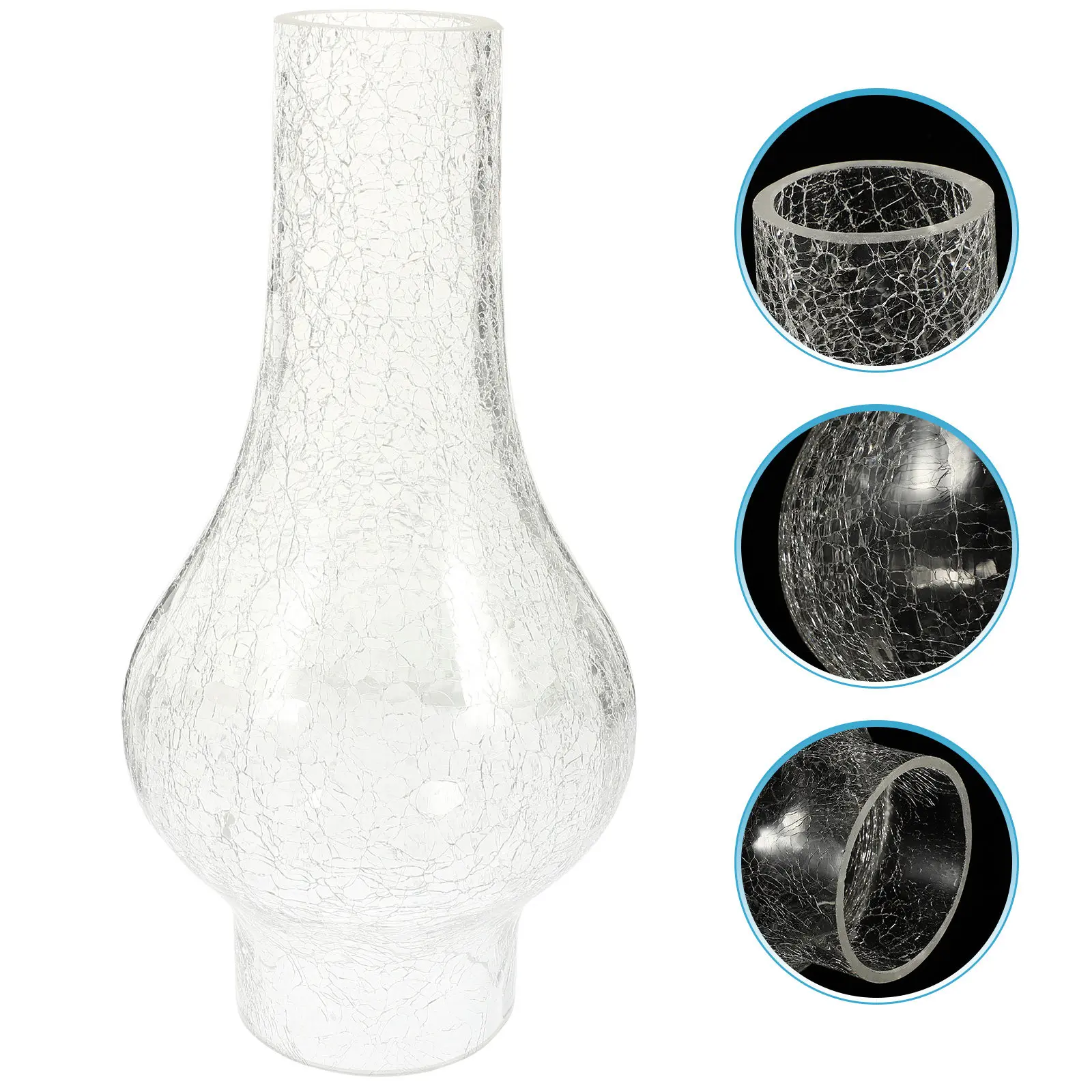 clear-oil-lamp-shade-replacement-cracked-texture-retro-glass-chimney-for-lamp-windproof-heat-resistant-part
