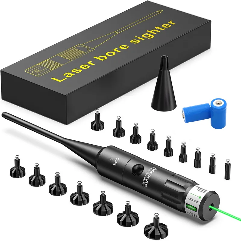 Boresighter láser rojo multic calibre – Colimador con adaptadores para cañón - imagen 4