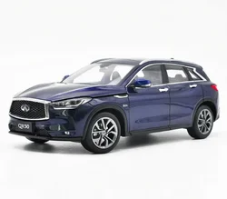 1:18 For Infiniti QX50 2018 SUV Diecast Car Model Blue / Gray / Red Toys Hobby Gifts Collection Display Blue/Gray Ornaments