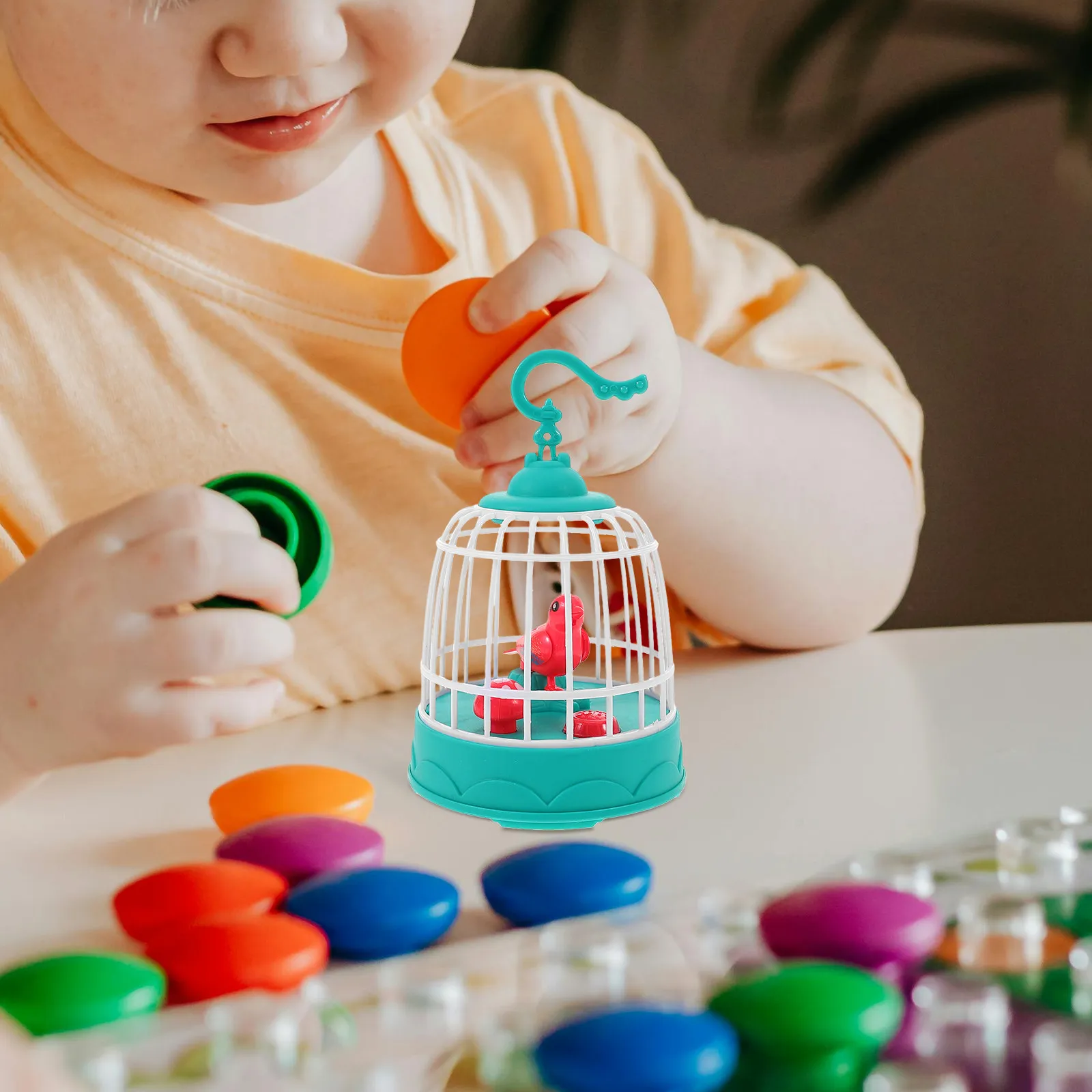 

Интерактивная птица для декора дома и офиса с голосовым управлением, поющая и чирикающая, с реалистичными звуками, для обучения и развлечений