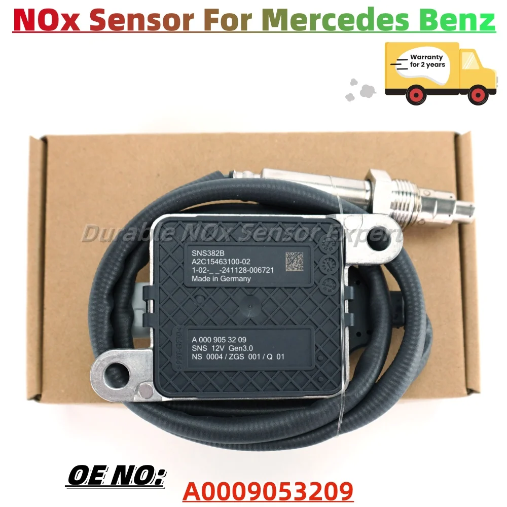 NOx Nitrogen Oxide Sensor A0009053209 0009053209 5WK97331A For Mercedes‑Benz Actros MP4 MP5 Euro6 Truck