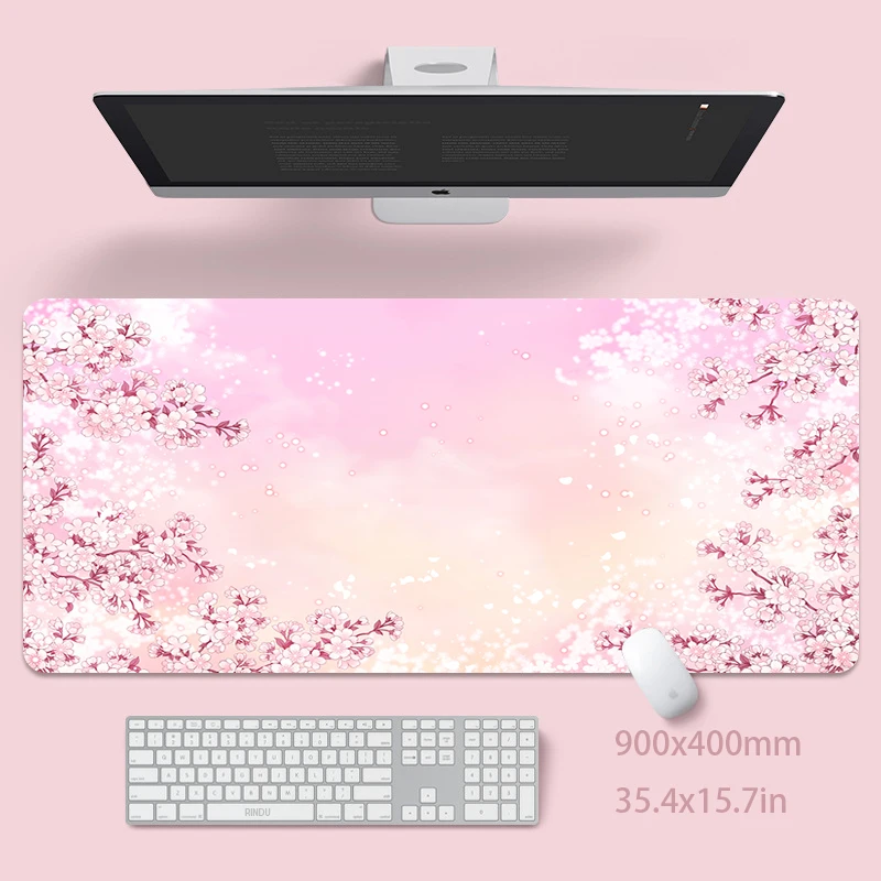 

Игровые коврики для мыши Cherry Pink, коврики для мыши, большой коврик для мыши, Настольный коврик, коврики для клавиатуры, коврики для мыши, дизайнерский коврик для мыши