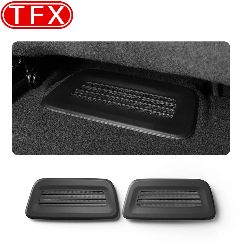 For Xiaomi SU7 2024 2025 Car Seat Air Outlet Anti Blocking Protective Cover Air Conditioning Outlet Dust Cover Auto Accessories