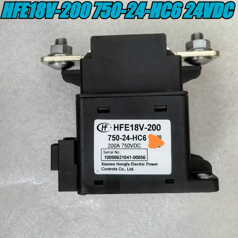 

（Brand New）1pcs/lot 100% original genuine relay:HFE18V-200 750-24-HC6 24VDC 200A750V New energy DC relay
