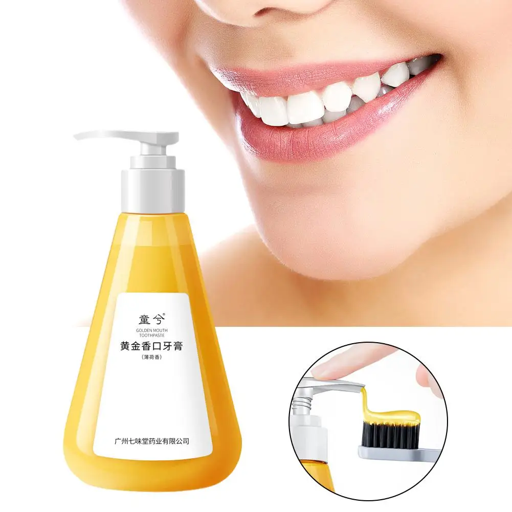 Creme dental de limpeza profunda para cuidados bucais, reparo de manchas de dentes, placa, respiração dental brilhante, removedor amarelo, T4u7