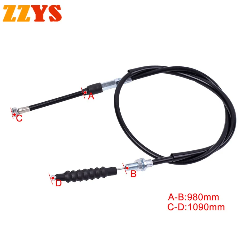 Motorcycle Adjustable Clutch Control Cable Line Wire Ropes For Kawasaki KDX200 KDX200E E1-E3 1989-1991 90 KDX 200 OEM 54011-1296