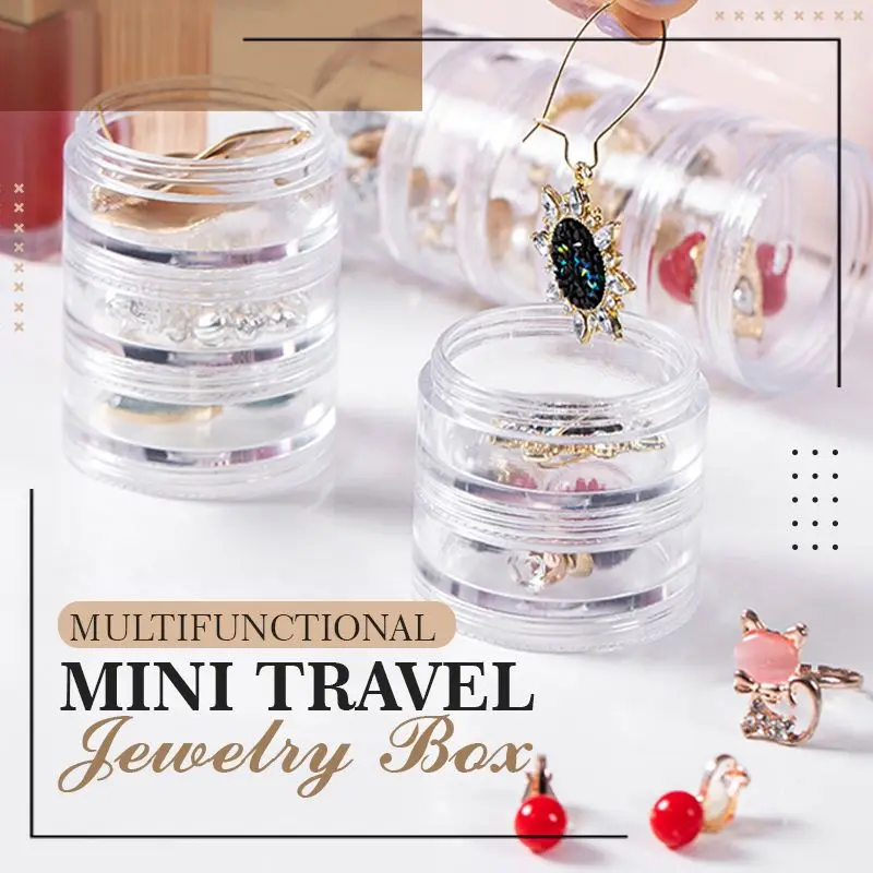 

Multifunctional Mini Travel Jewelry Box 5/10g Cosmetic Refillable Bottles Plastic Eyeshadow Makeup Face Cream Jar Pot Container