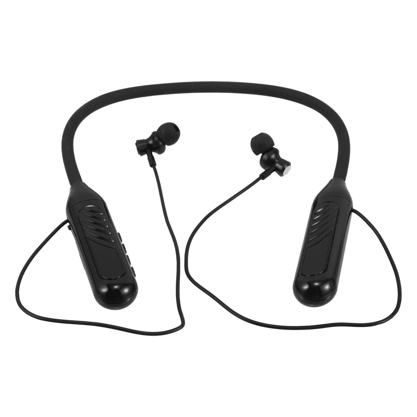 

Wireless Earphones Neckband With Card Slot Digital Display Long Life For Sports Running Gym Outdoor Activities