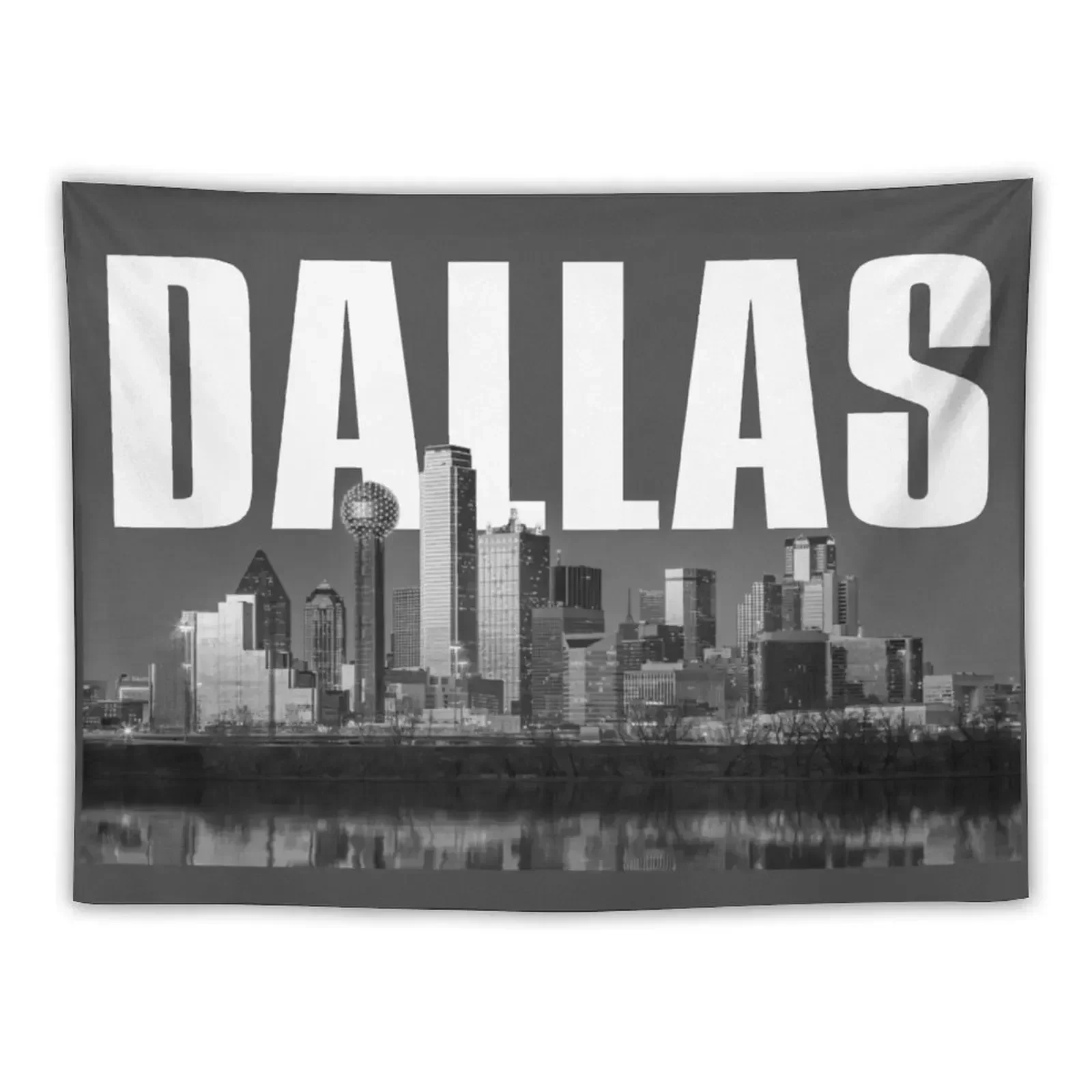 

Dallas Cityscape Tapestry Room Decor Cute Carpet Wall Tapestry