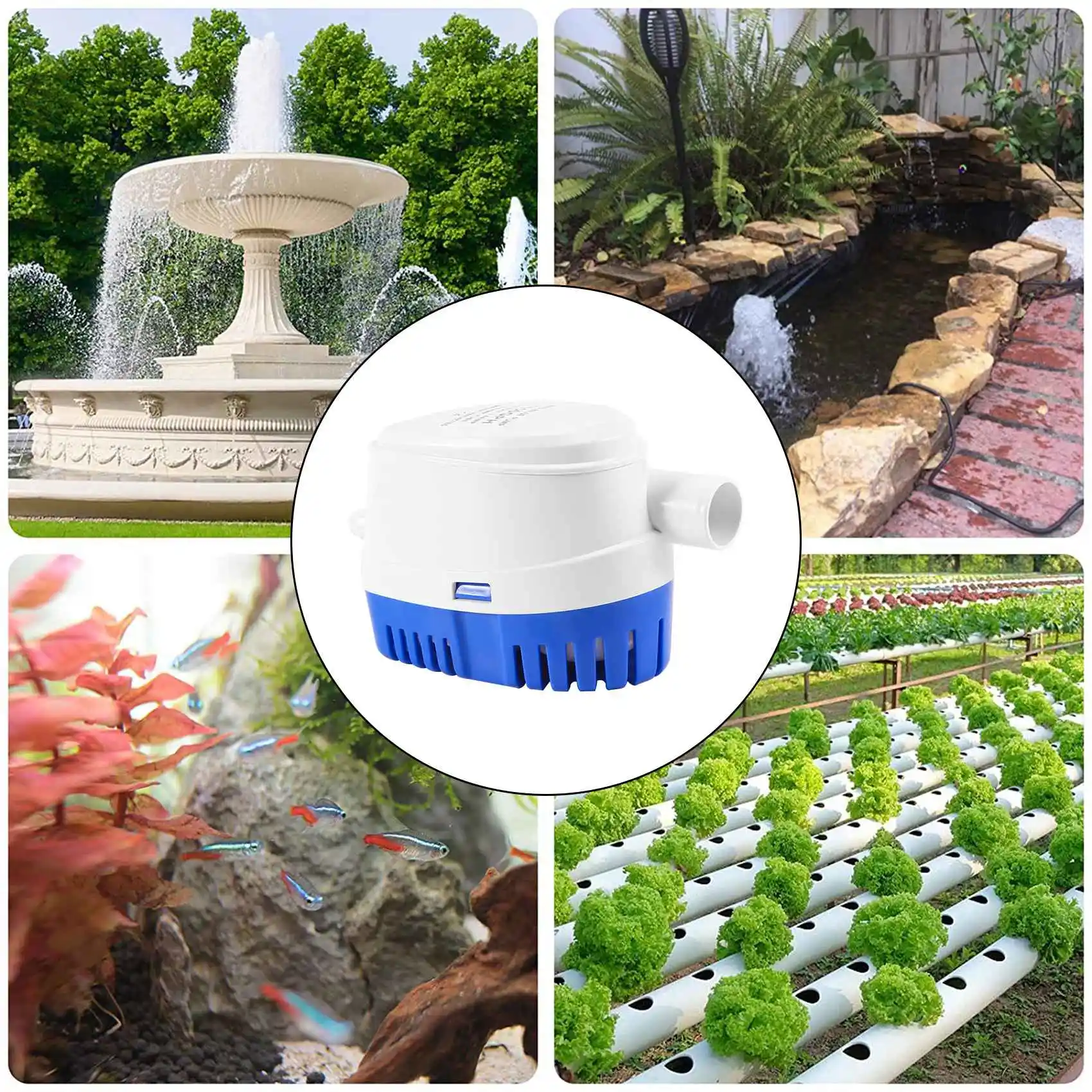 

【Supernew】Автоматический погружной насос для трюмной воды для лодки, 12 В, автоматический с выходом поплавкового выключателя