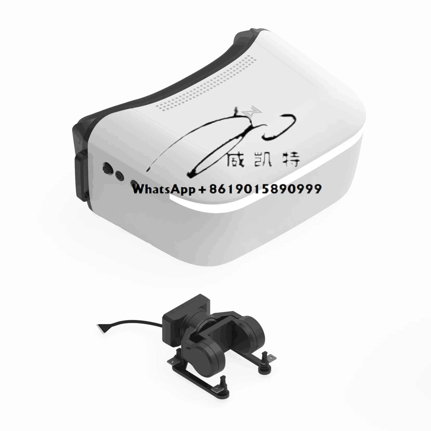 

HD Goggles L 5.8GHz 4.5Inch HD Display Goggles Head Tracker Digital VTX Receiver RC FPV Racing Drone UAV