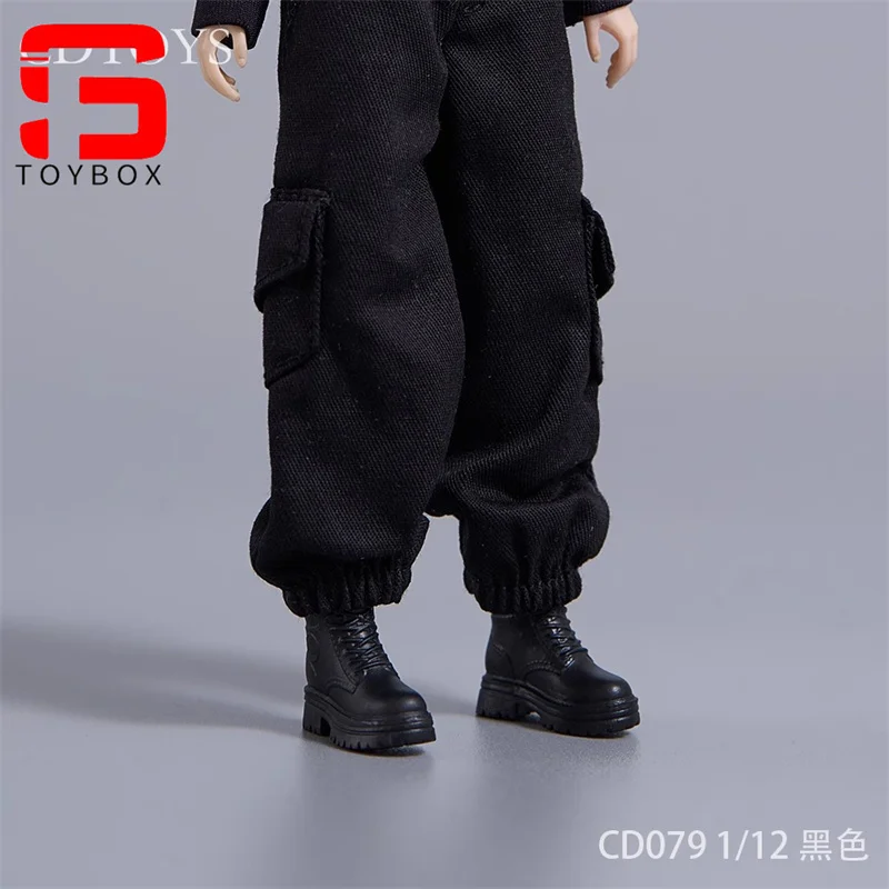 รองเท้าเดินป่าแบบแข็ง รุ่น cdtoys cd078 cd079 ขนาด 1/6 1/12 สำหรับฟิกเกอร์ทหารหญิงขนาด 12 นิ้ว และ 6 นิ้ว