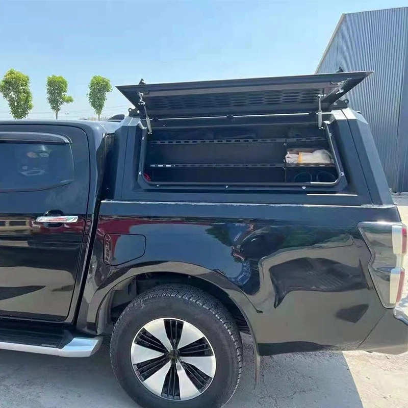

Подходит для пикапа ISUZU DMAX 2012+ (высокая крышка кузова), задняя крышка кузова из черной углеродистой стали.