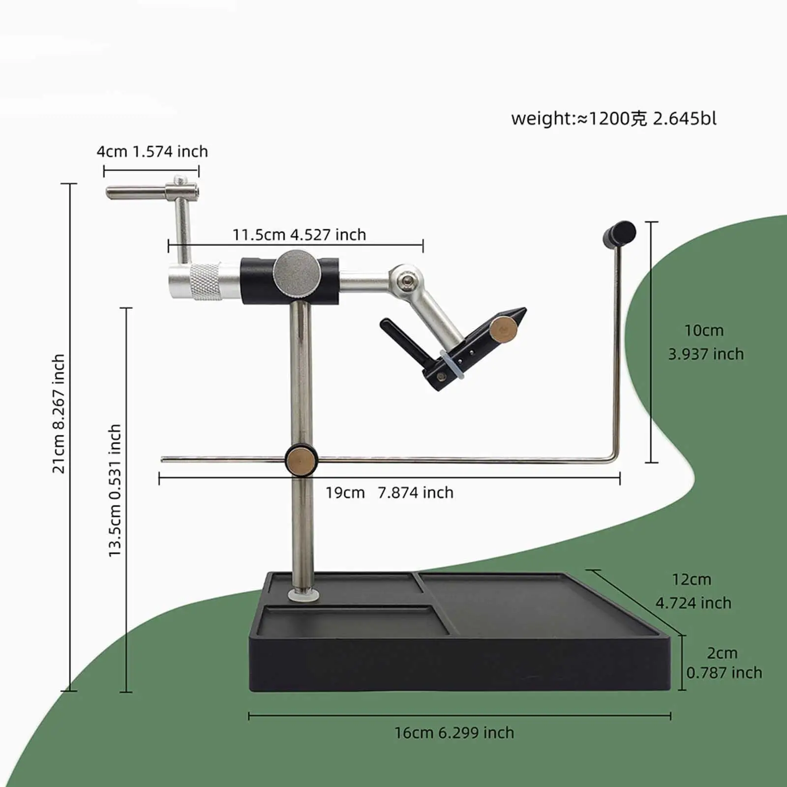 

Fly Tying Vise Tool Portable 360 Degree Rotary Professional Fly Tying Tools