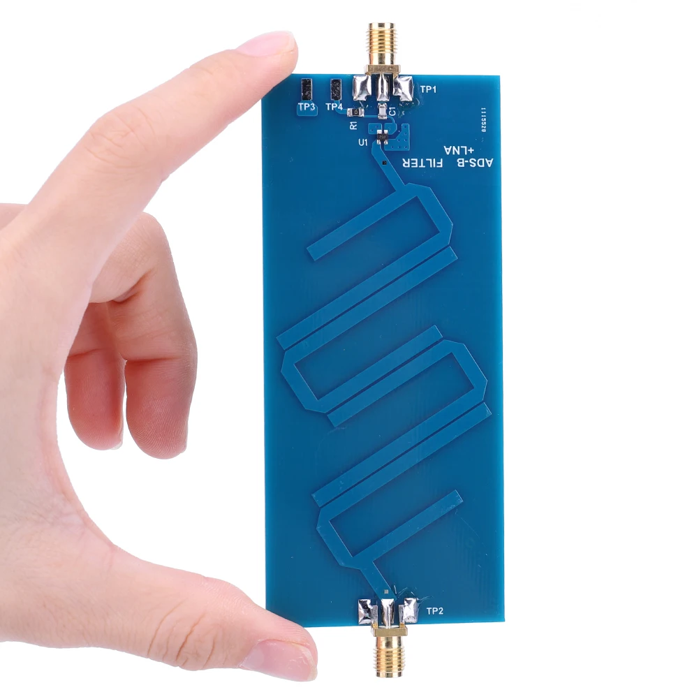 ADS-B Passband Filter Board 1090MHz +LAN Bandpass Filter Module SMA Standard Female Head 20dB Active Gain for Software Radio SDR