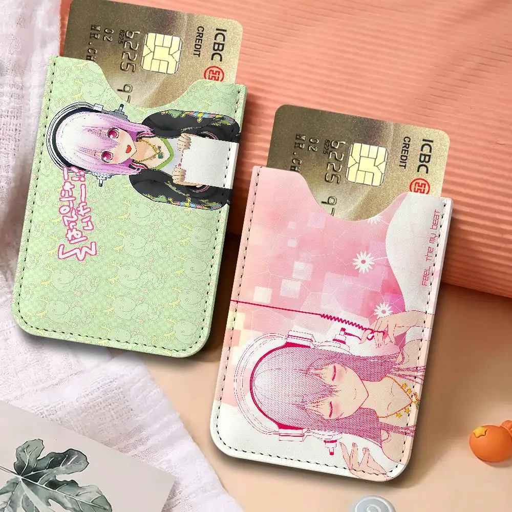 S-Super Sonico Credit ID Business Card Holder, Practical Pocket Gift for Outdoor Driving & Daily Use