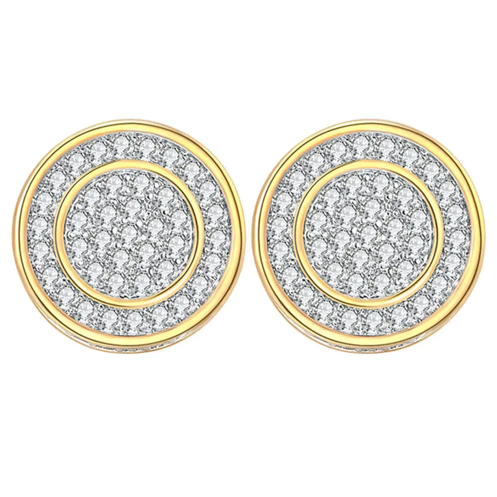 

Circular Earring for Men Piercing Studs Mens Earrings Fashion Decorative Big Men's