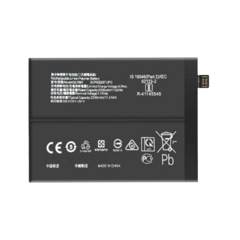 Bateria 7.74V 4500mAh BLP861 do telefonu OPPO 1+Nord2/OnePlus Nord 2T 5G/1+9RT, bateria zamienna, fabrycznie nowa, wysoka jakość
